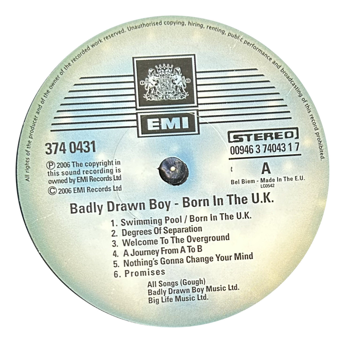 Badly Drawn Boy - Born In The U.K. (2LP)