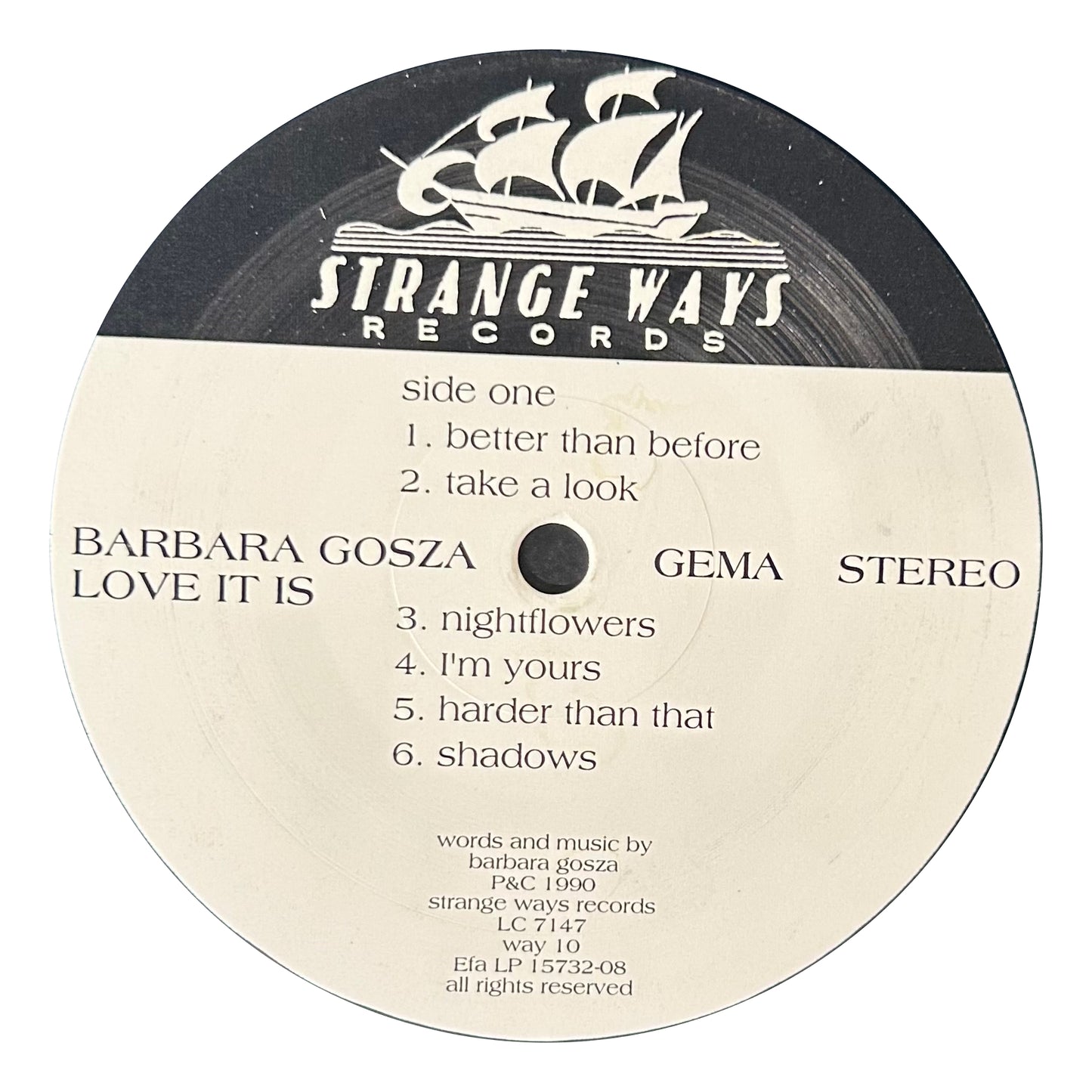 Barbara Gosza - Love it is (LP)