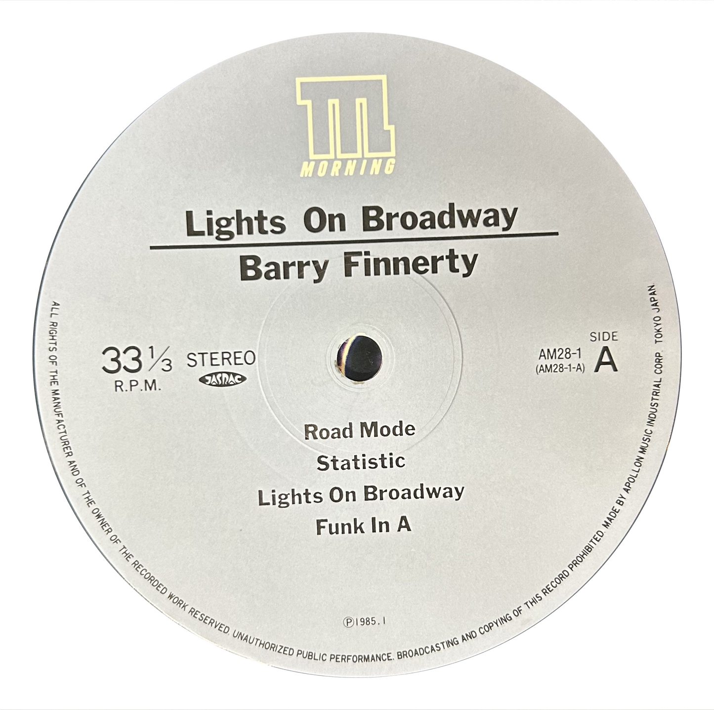 Barry Finnerty -Lights on Broadway (LP)