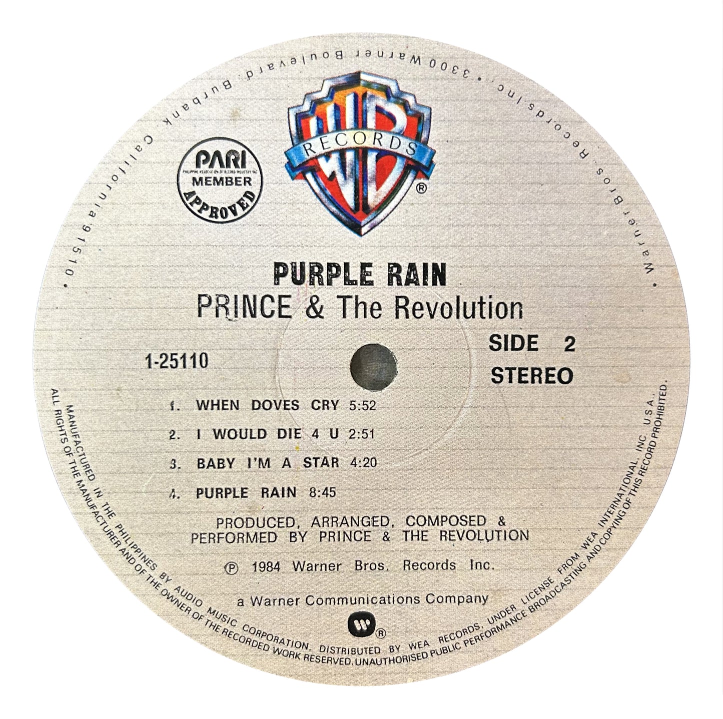 Prince and The Revolution - Purple Rain (LP)