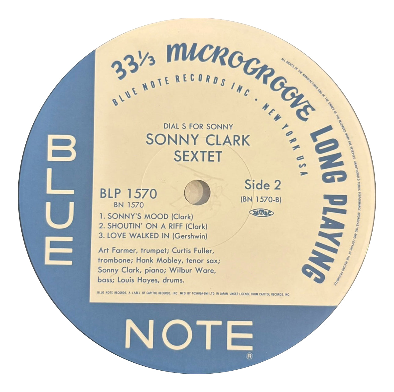 Sonny Clarke - Dial “S” For Sonny(LP)