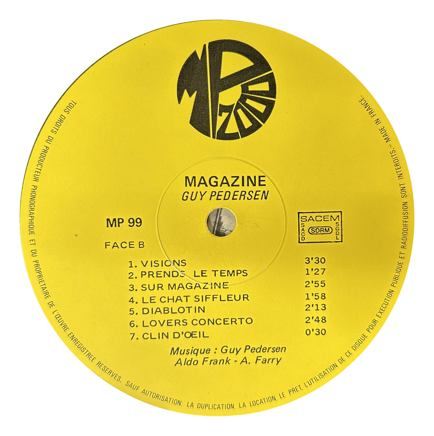 Guy Pedersen - Magazine (LP)