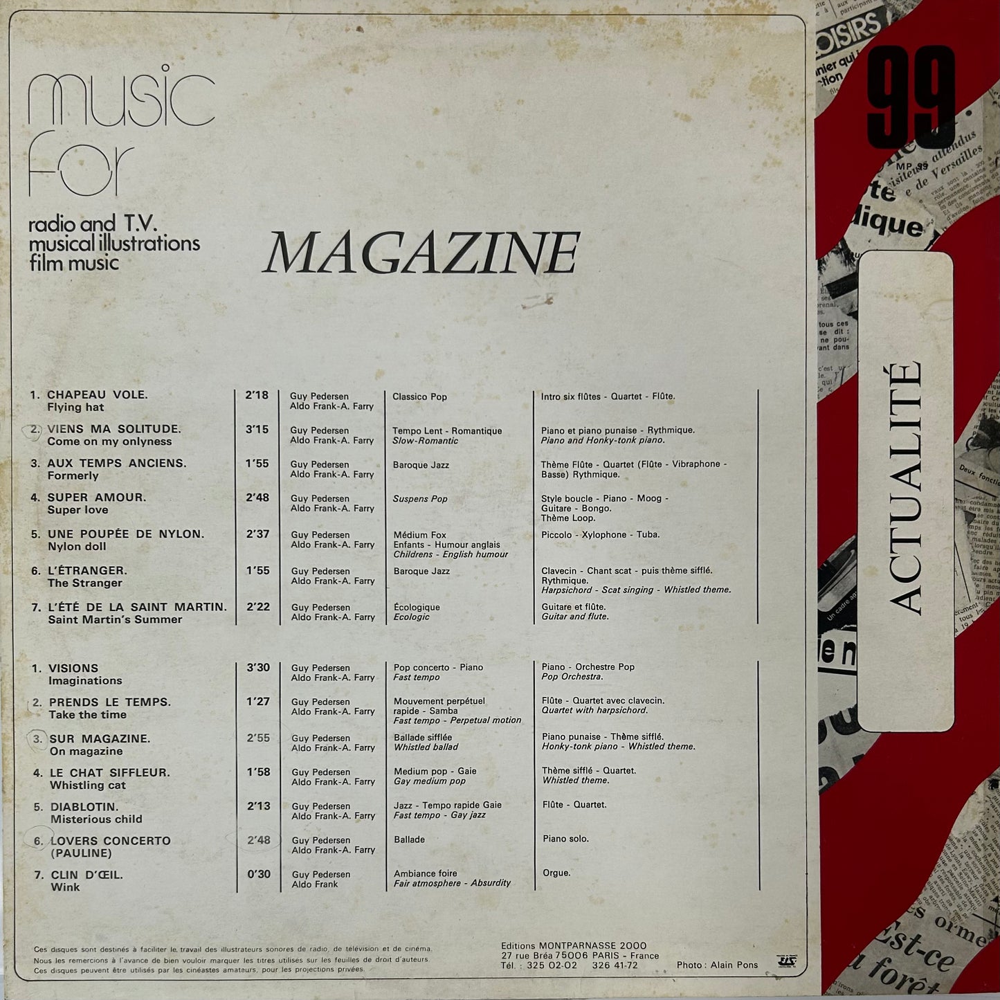Guy Pedersen - Magazine (LP)