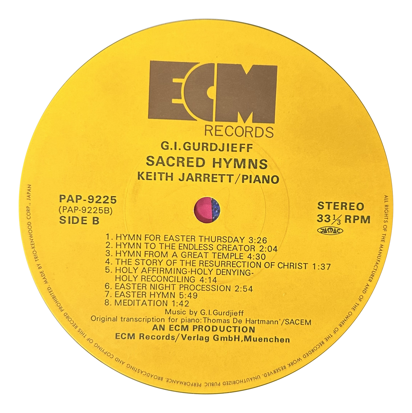 Keith Jarrett - Sacred Hymns (LP)