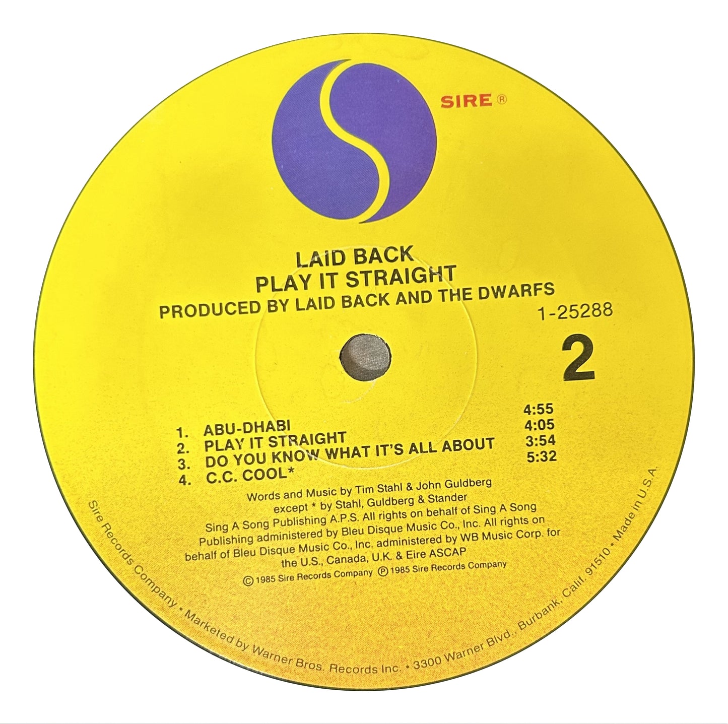 Laid Back - Play it Straight (LP)