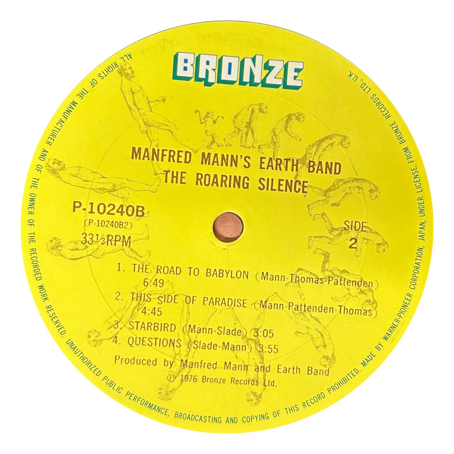 Manfred man's Earth Band - The Roaring Silence (LP)