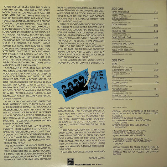 The Beatles - The Beatles at The Hollywood Bowl (LP)