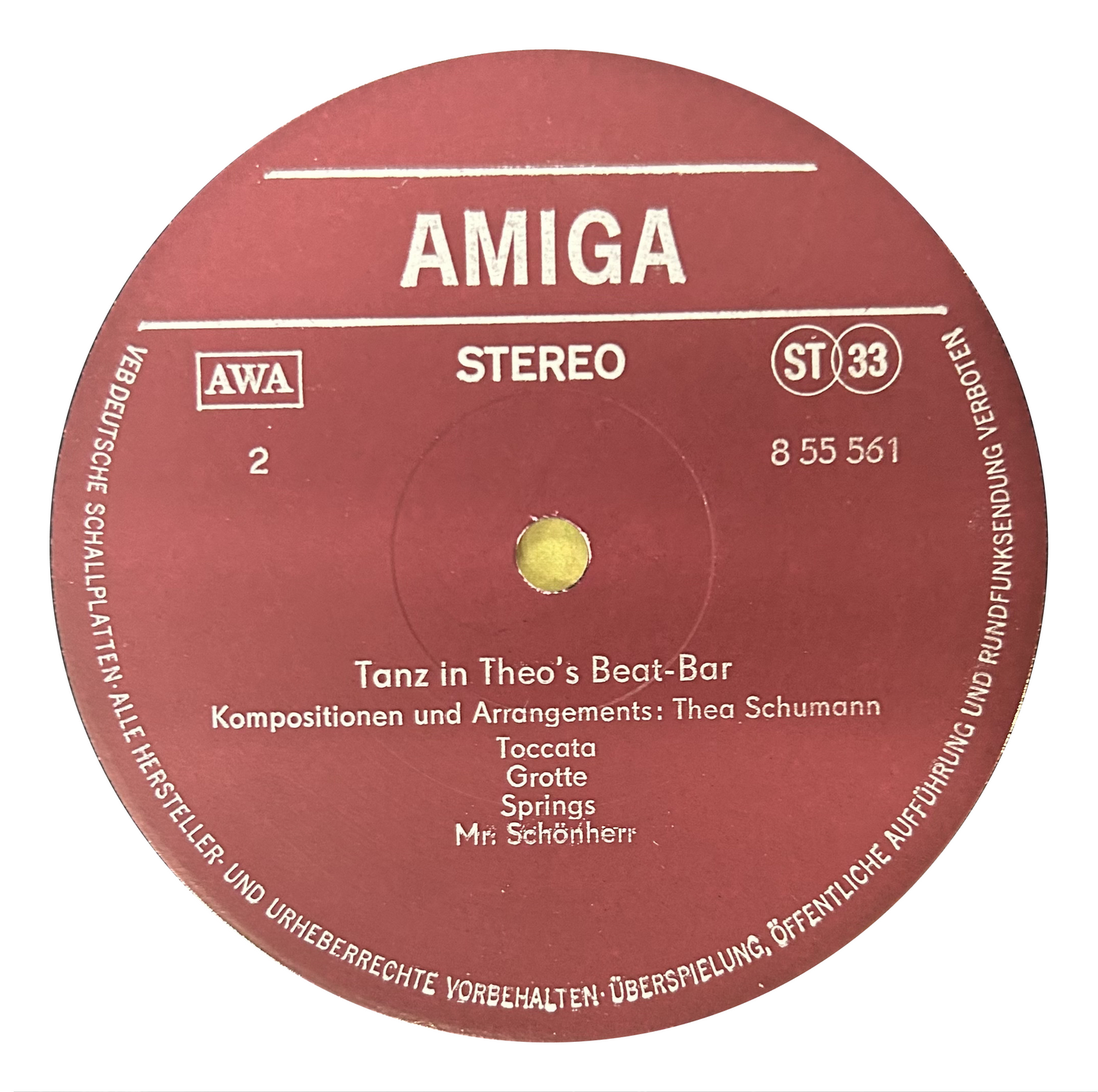 The Schumann Formation - Tanz in Theo's Bear Bar (LP)