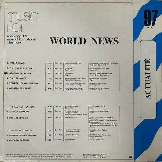 Cecil Wary - World News (LP)