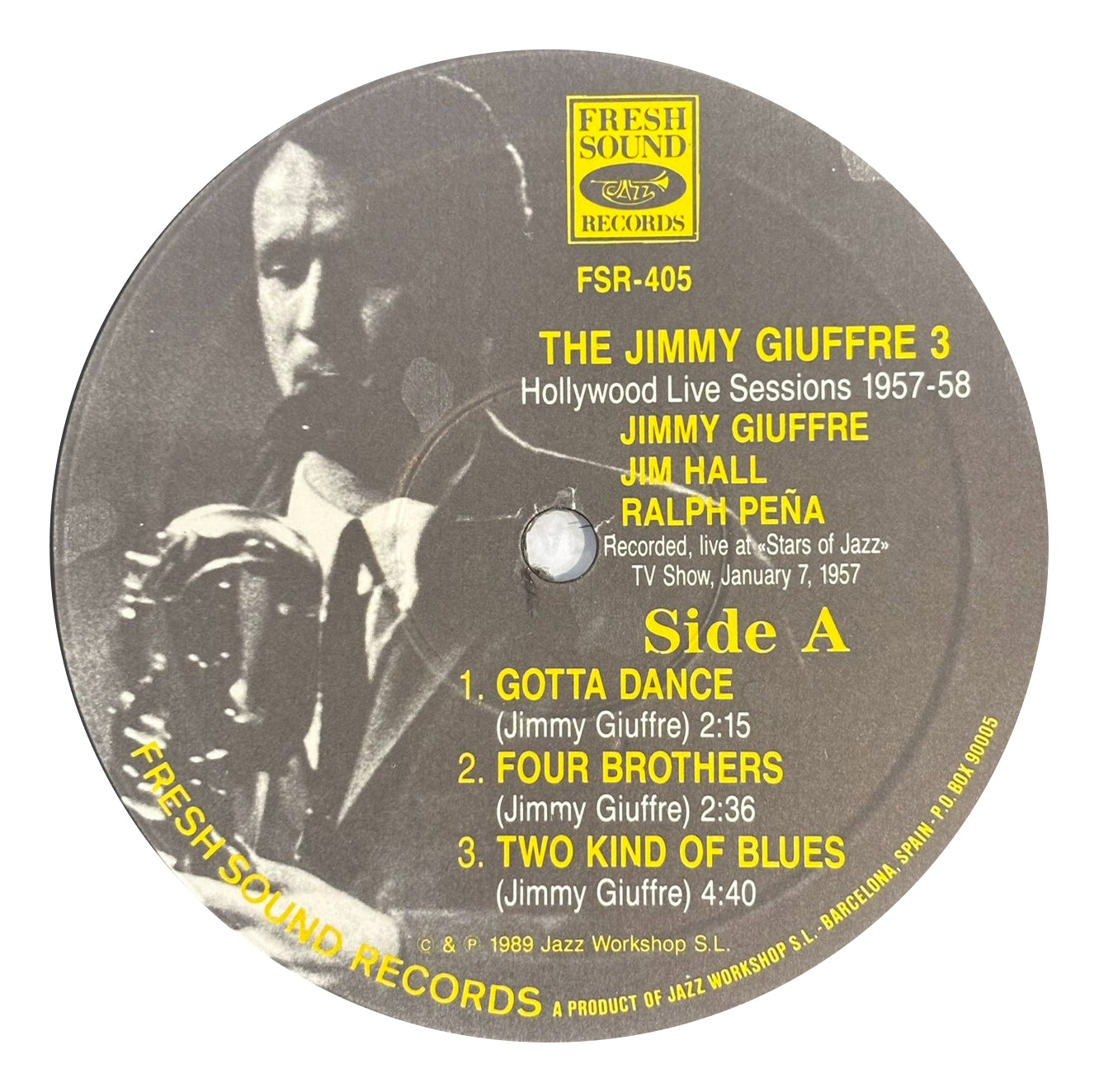 The Jimmy Giuffre 3 -  Hollywood Live Sessions 1957-58(LP)