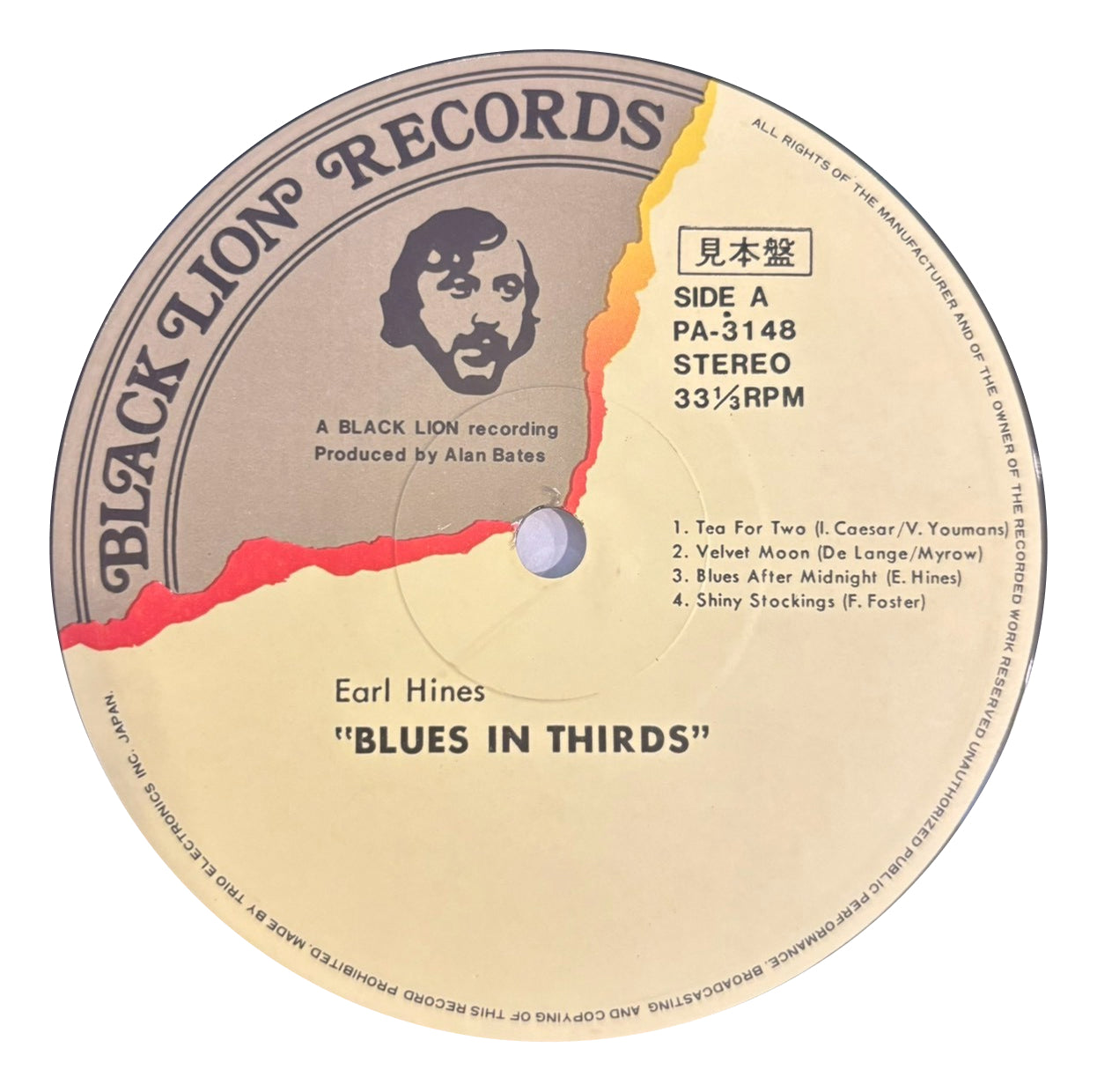 Earl Hines -  Blues In Thirds(LP)