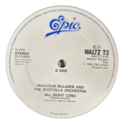 Lisa Marie with Malcolm Mclaren & The Bootzilla Orchestra - Something's Jumpin' In Your Shirt/ All Night Long (12")