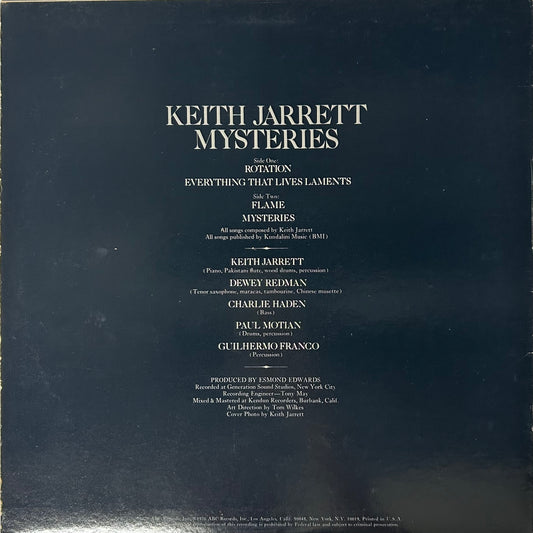 Keith Jarrett - Mysteries (LP)