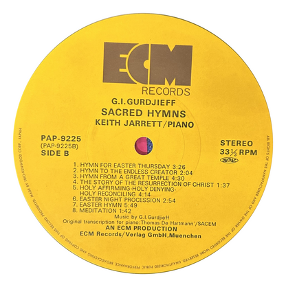 Keith Jarrett - Sacred Hymns (LP)