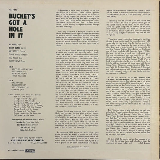 Barney Bigard, Art Hodes All Star Stompers -  Bucket’s Got a Hole in it (LP)